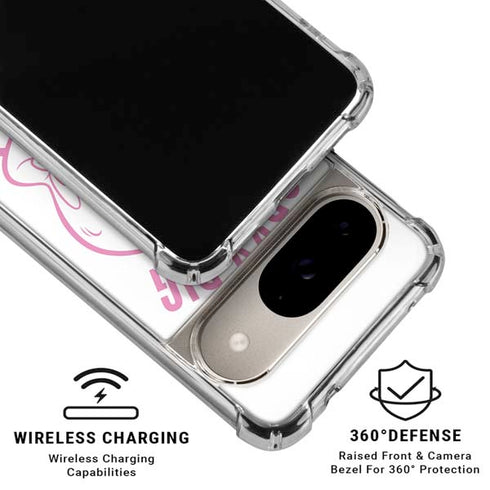 Looney Tunes Porky Pig Big Head Google Pixel 10 Clear Case